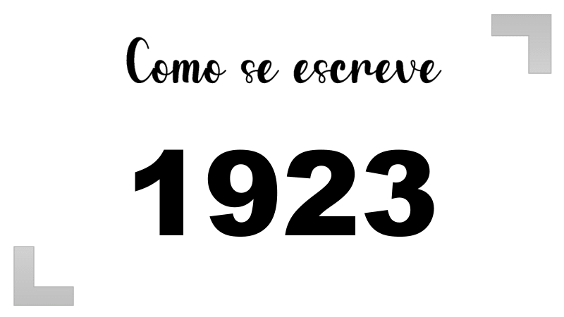 Como Se Escreve 1923 Letras Ff